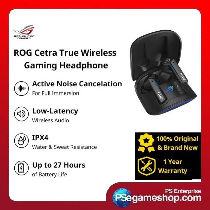 ASUS ROG Cetra True Wireless Gaming Earbuds