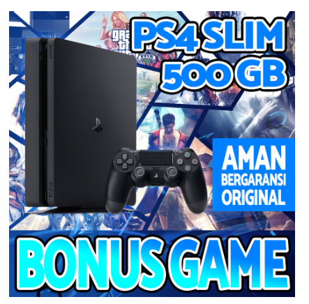 Jual SONY PS4 Slim 500GB Console PlayStation Renos