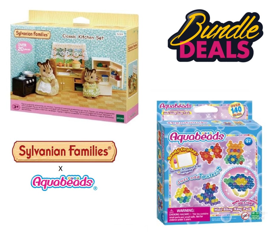 Jual Bundle Deals Sylvanian Families Classic Kitchen Aquabeads Mini Bling