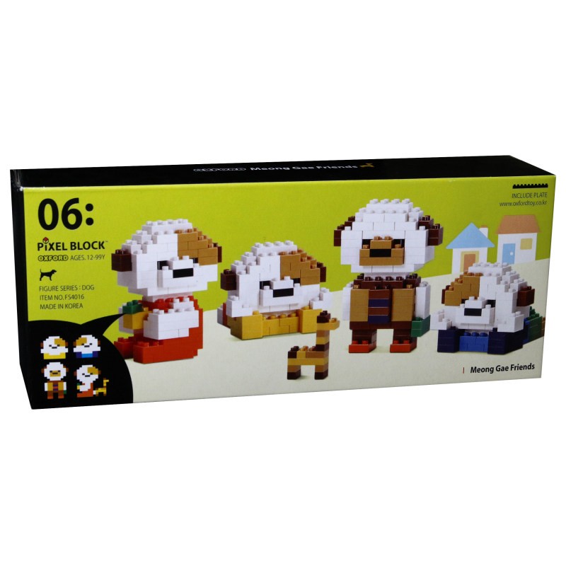 Oxford Pixel Figure SRS Meong Gae Friends-FS4016 Mainan Blok