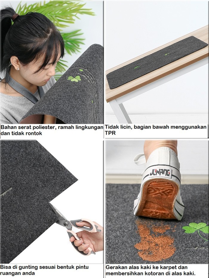 YHOME Keset Kaki Motif Anti Slip /Keset Rumah Dapur 40x60cm Y041