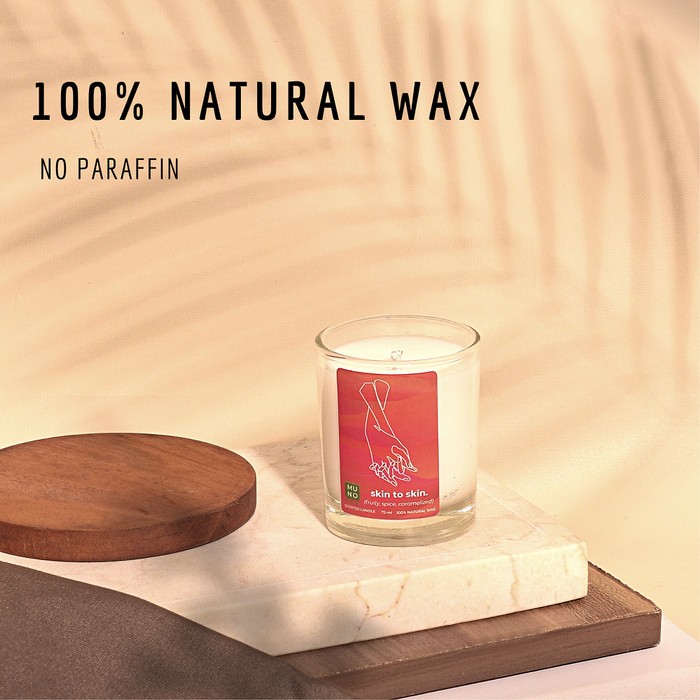 MUNO - Glass 70ml MIX AROMA Soy Scented Candle| Lilin Aromaterapi