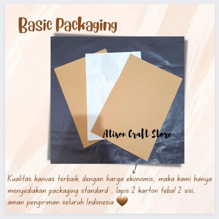 DIY Lukisan Paint by Numbers Kit 30 x 20 cm - BEAUTY SERIES