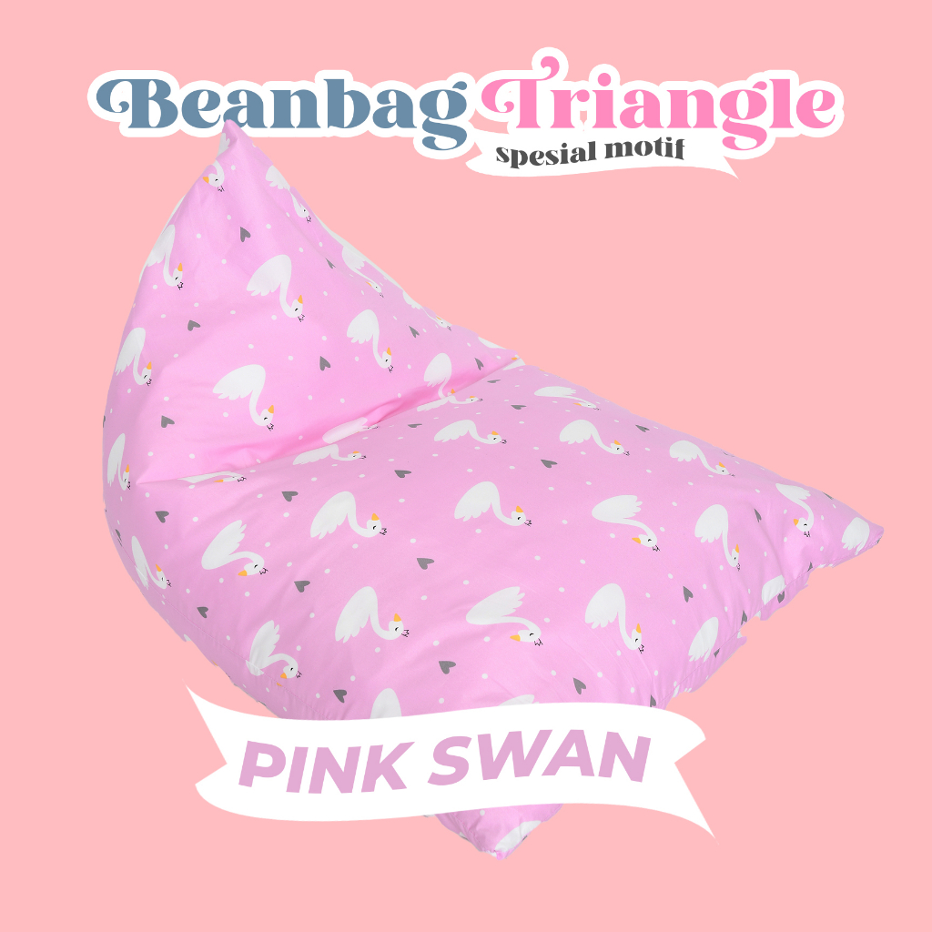 Beanbag Sofa Triangle Size S Siap Pakai