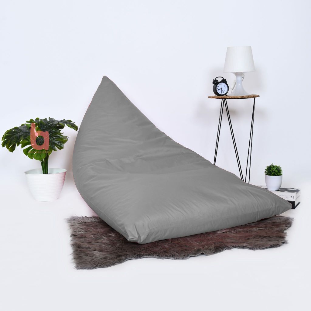 Bean Bag WATERPROOF - Triangle Large - Isi Styrofoam - Komplit Siap Pakai - Sofa Minimalis