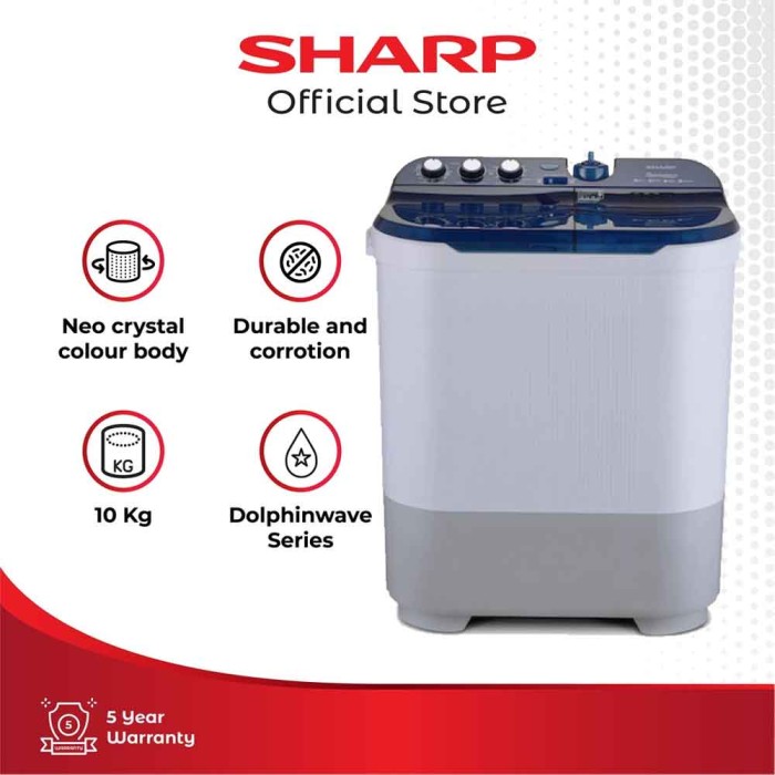 ES-T1090 WM TWIN TUB SHARP