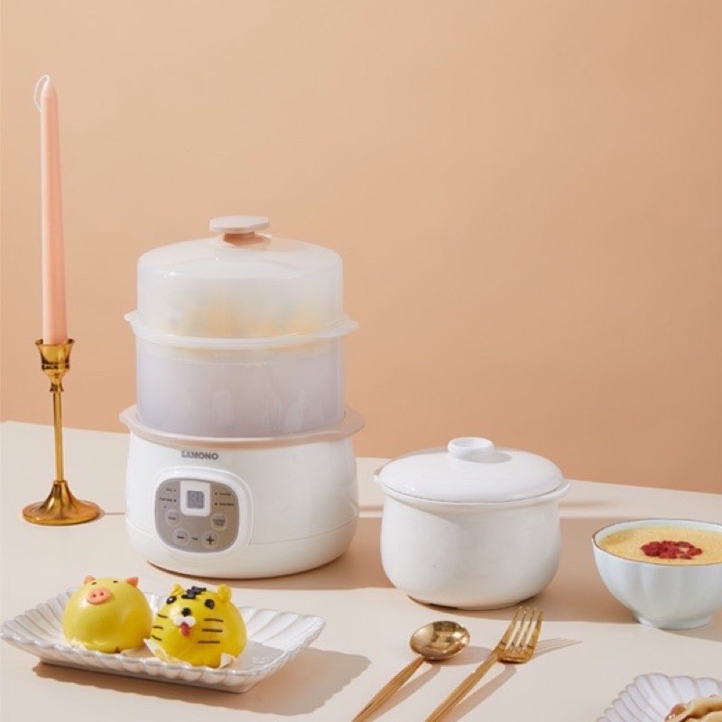 SAMONO SLOW COOKER AND FOOD STEAMER SW-SC08