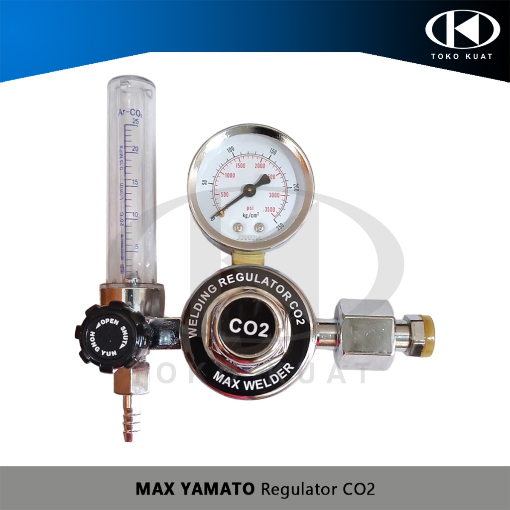 Regulator CO2 MAX YAMATO Welding Regulator Las