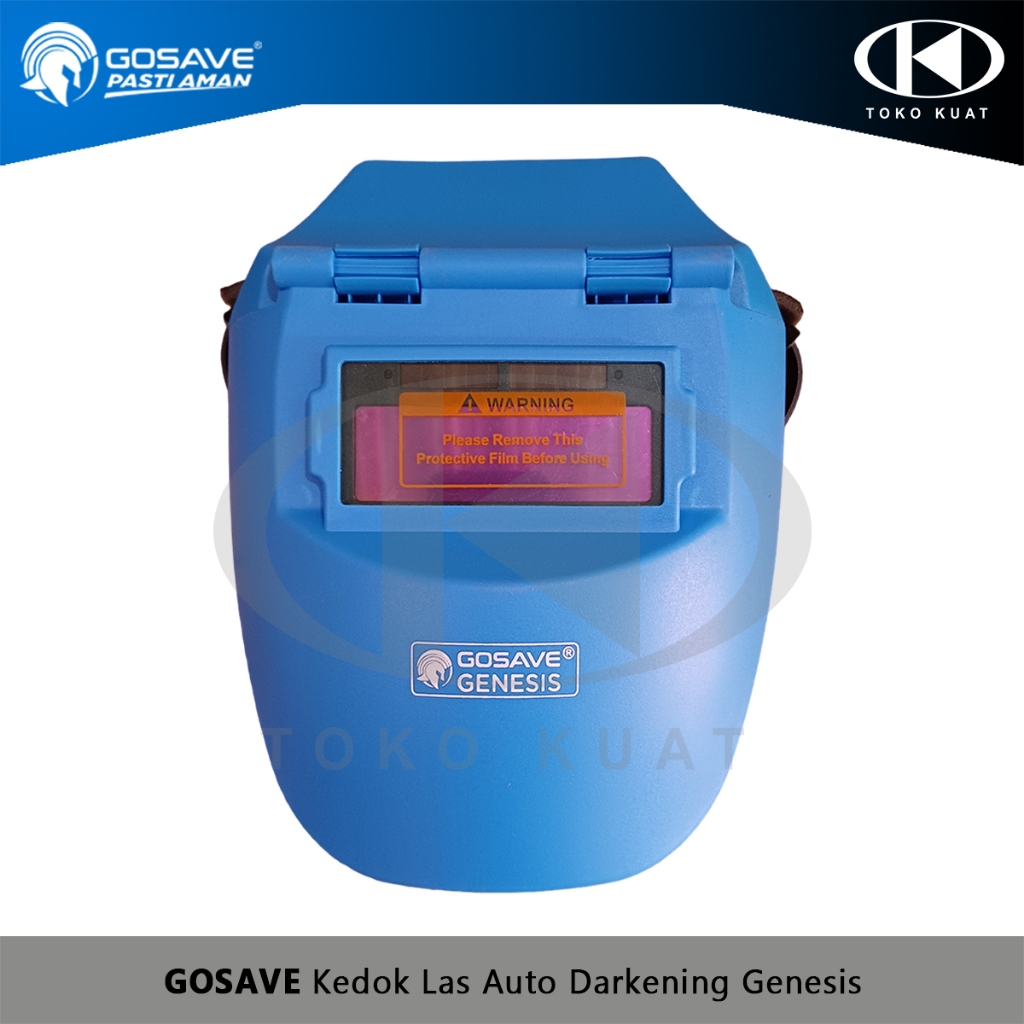 Kedok Las Gelap Otomatis GOSAVE Auto Darkening Welding Mask GENESIS