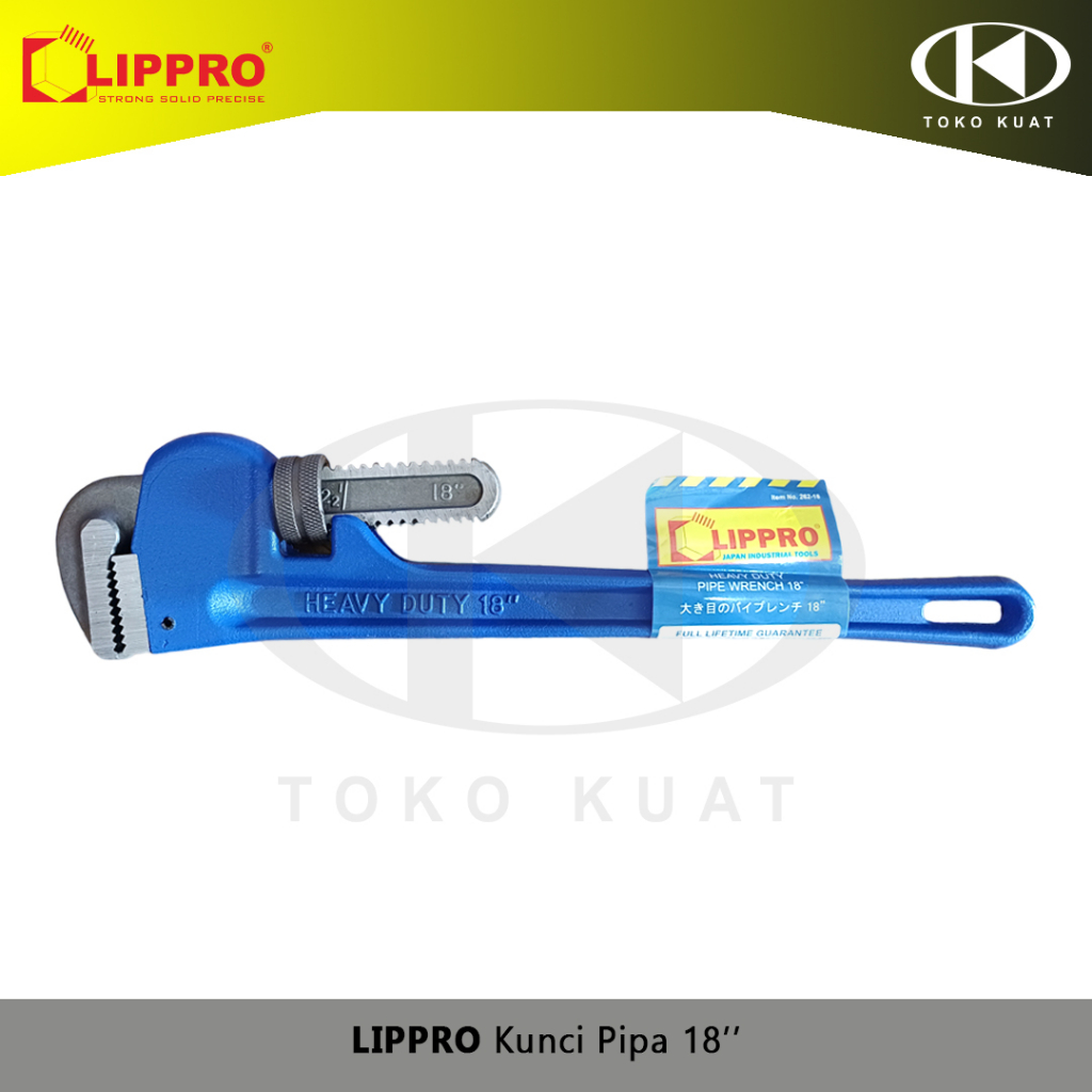 LIPPRO Kunci Pipa 18'' / Pipe Wrench 18'' Heavy Duty