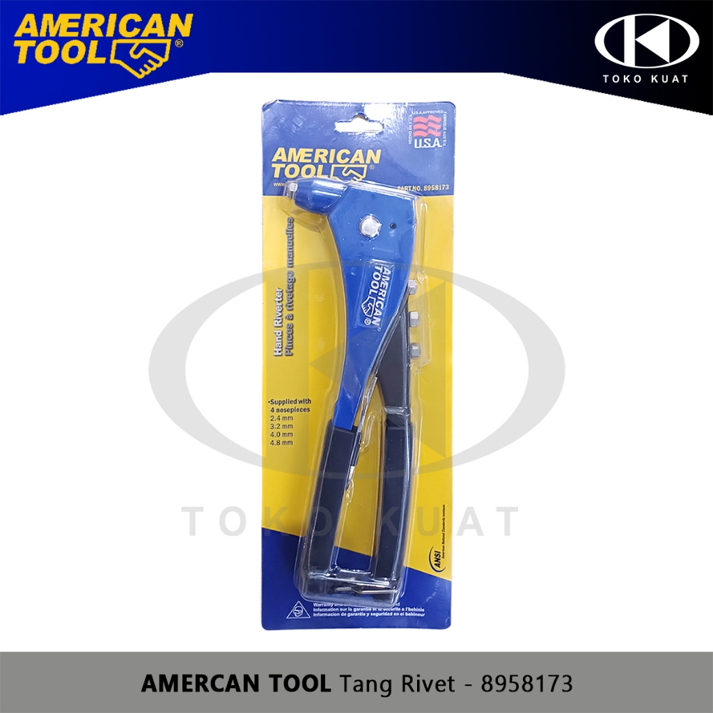 Tang Paku Rivet AMERICAN TOOL Hand Rivet - 8958173