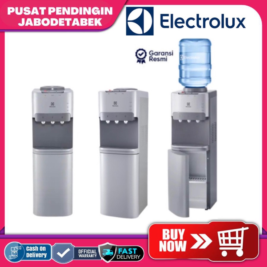 Electrolux EQACF01TXSI TL Dispenser 3Kran [Galon Atas] Silver