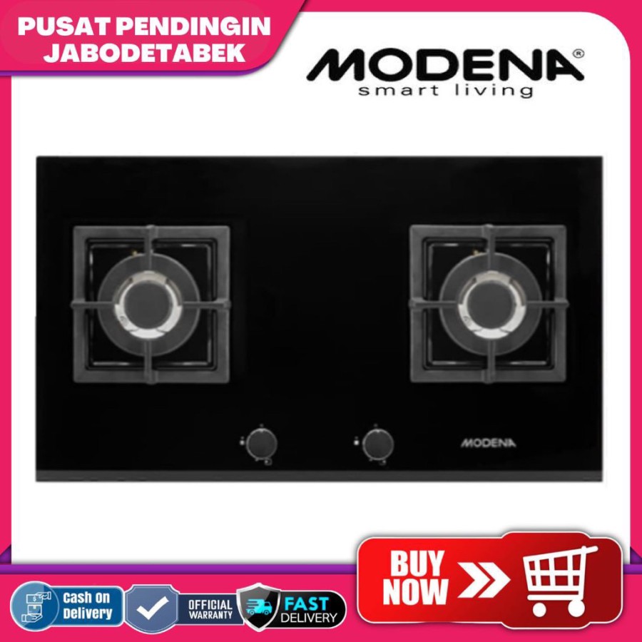 Modena Forza BH 2724 Built-In Hob Kompor - Hitam [2 Tungku]