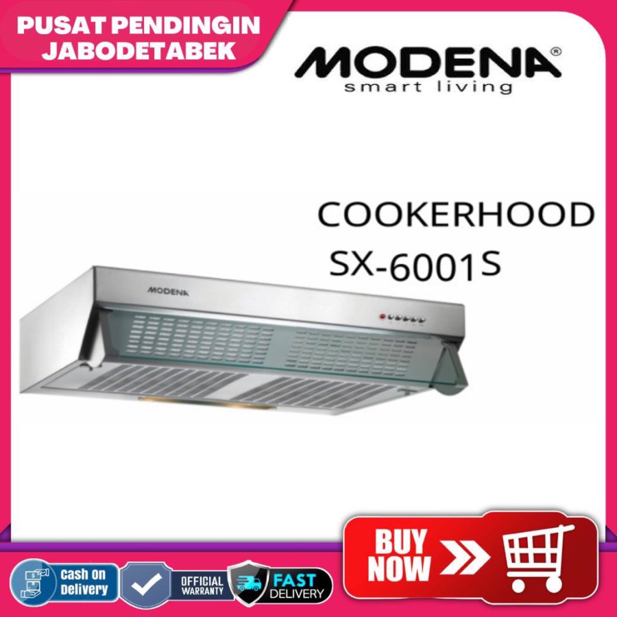 Cooker Hood Modena Sx6001S Penghisap Asap Sx6001 S