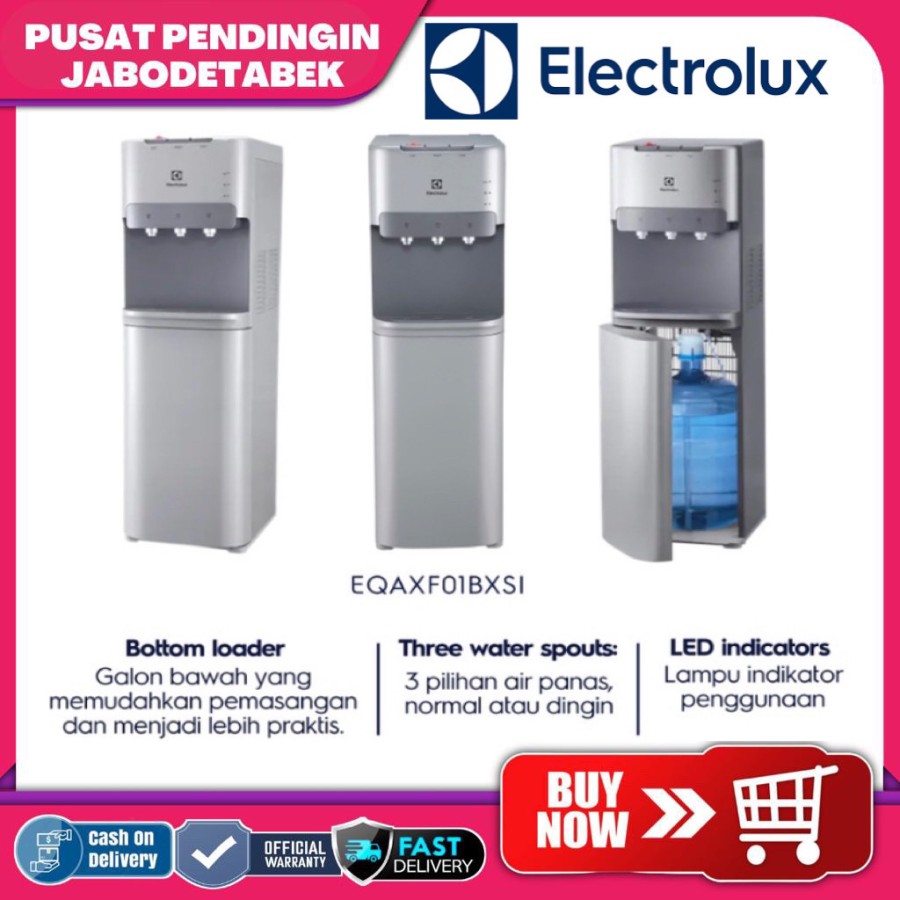 Electrolux Water Dispenser Gallon Bawah EQAXF01BXSI ( silver )