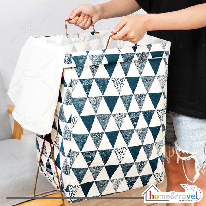 Keranjang Baju Lipat Tempat Cucian Kotor Laundry Basket Penyimpanan
