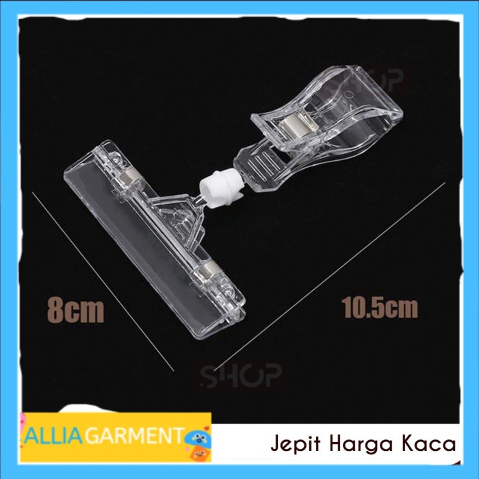 Jepit Harga Obral untuk Penjepit Label Papan Price Tag Hanger Transpar