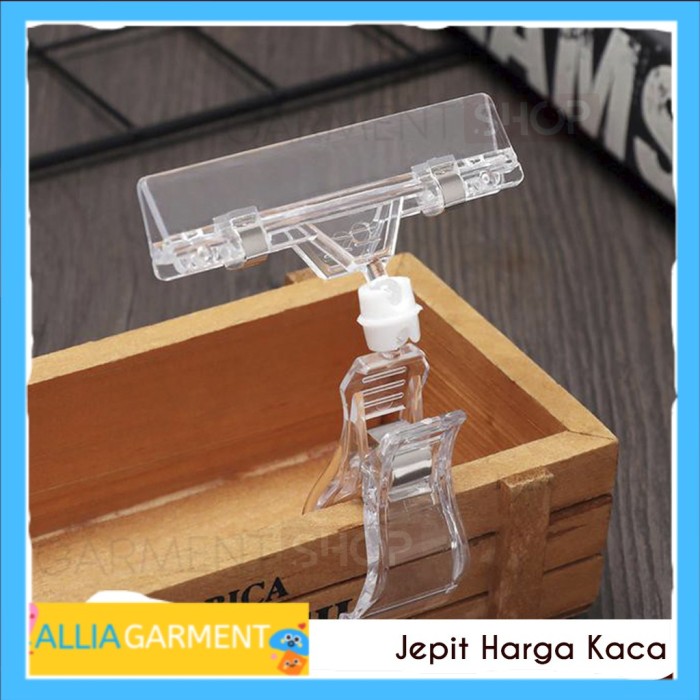 Jepit Harga Obral untuk Penjepit Label Papan Price Tag Hanger Transpar