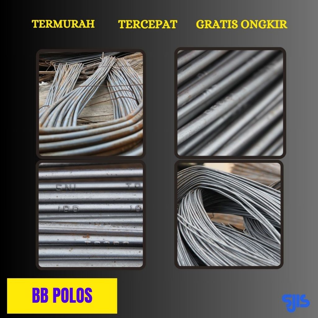 Besi Beton Polos Full SNI