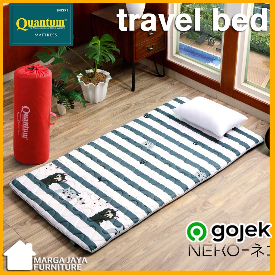 Kasur Lipat travel bed 100 cm gulung matras KHUSUS GOJEK