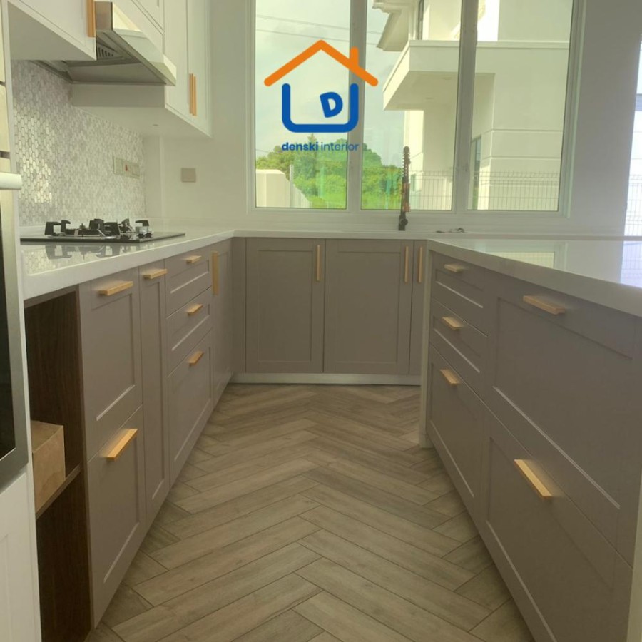 KITCHENSET MODERN MINIMALIS MULTIPLEK DUCO MURAH - Blockboard