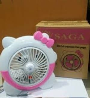 Kipas Angin Hello Kitty SAGA SOF-08B