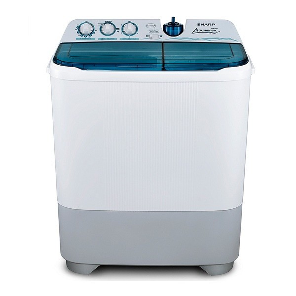 Mesin Cuci 2Tabung SHARP ES-T95CR-BK (unit eksdisplay)