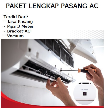 Paket Pasang AC diatas 1 pk Daikin