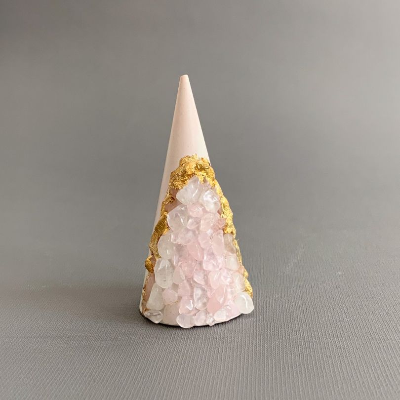 Tempat Cincin Crystal Ring Holder Eco-Resin