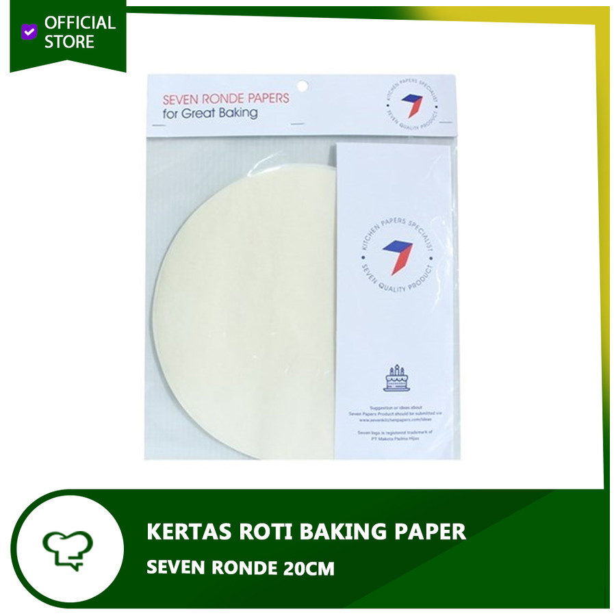 KERTAS ROTI BAKING PAPER SEVEN SEVEN RONDE 20CM