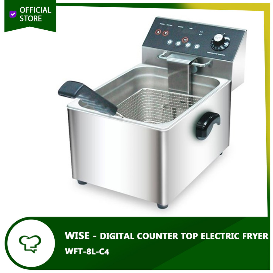Countertop DIGITAL COUNTER TOP ELECTRIC FRYER WISE WFT-8L-C4 Listrik