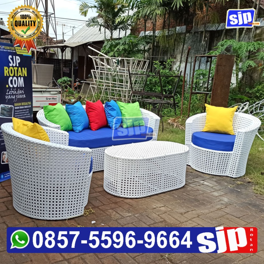 produsenl sofa rotan sintetis anyaman mata ayam