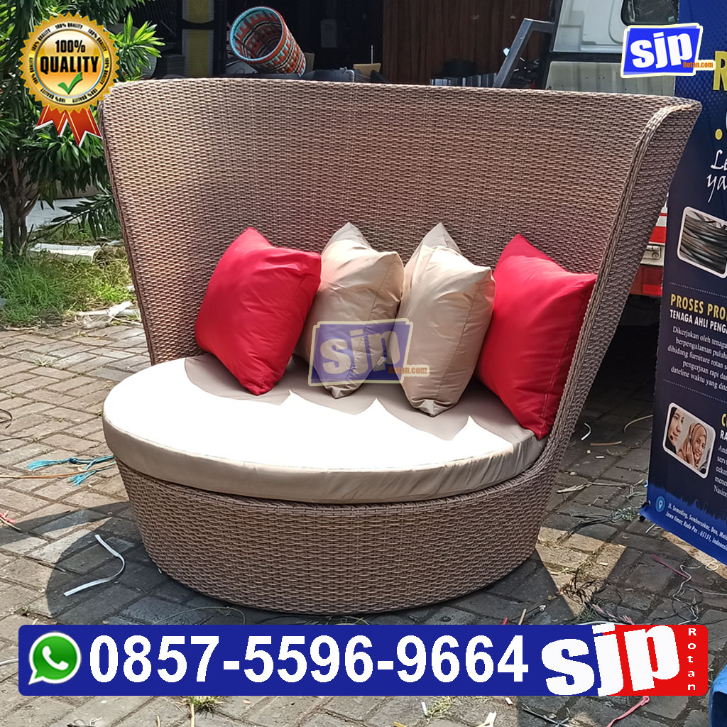 085755969664, jual sofa rotan sintetis singgasana