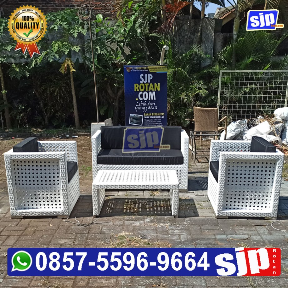 sofa rotan sintetis bisa custoum ukuran & warna