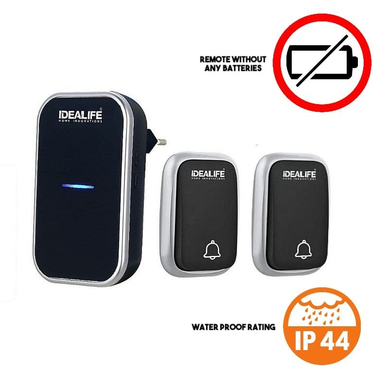IDEALIFE - AC Wireless Doobell - Bel Pintu Listrik - (IL-295s) *tanpa