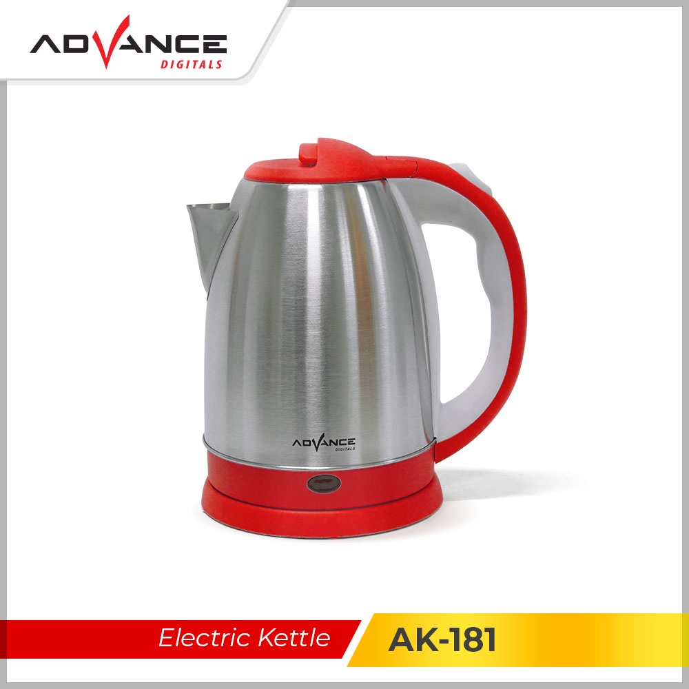 Advance AK-181 Kettle listrik teko listrik kapasitas 1,8 liter Hemat Listrik