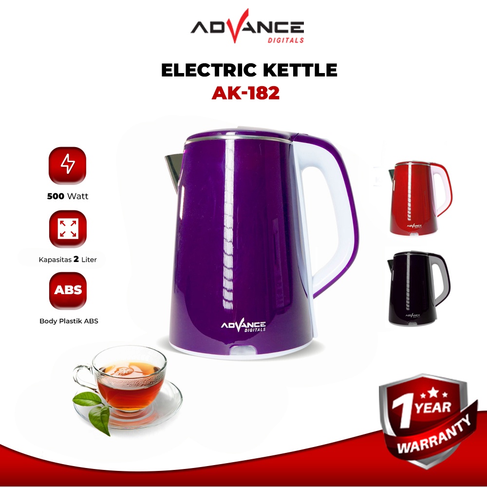 Advance Teko Electric Kettle AK182 2Liter