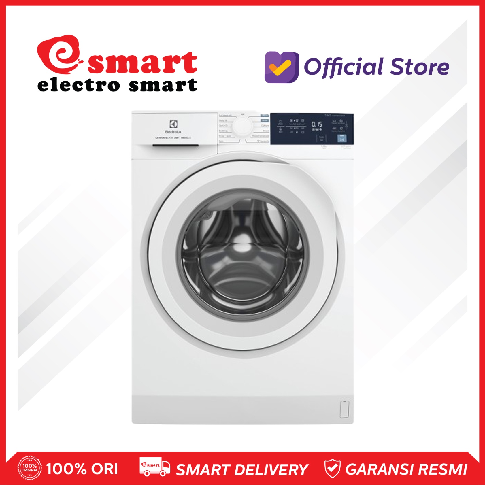 ELECTROLUX EWF7554E3WB MESIN CUCI FRONT LOADING 7.5 KG