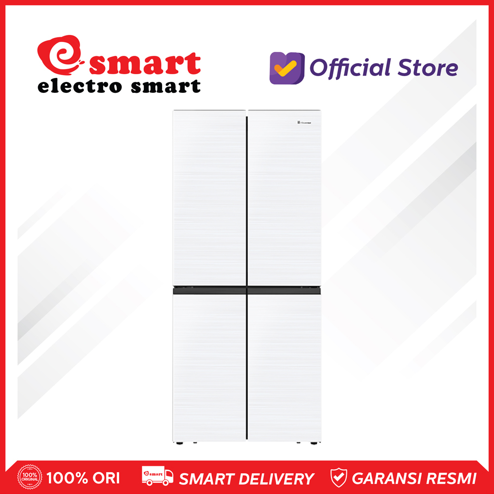 HISENSE RQ561N4IWU KULKAS 4 PINTU SIDE BY SIDE 507L KULKAS INVERTER