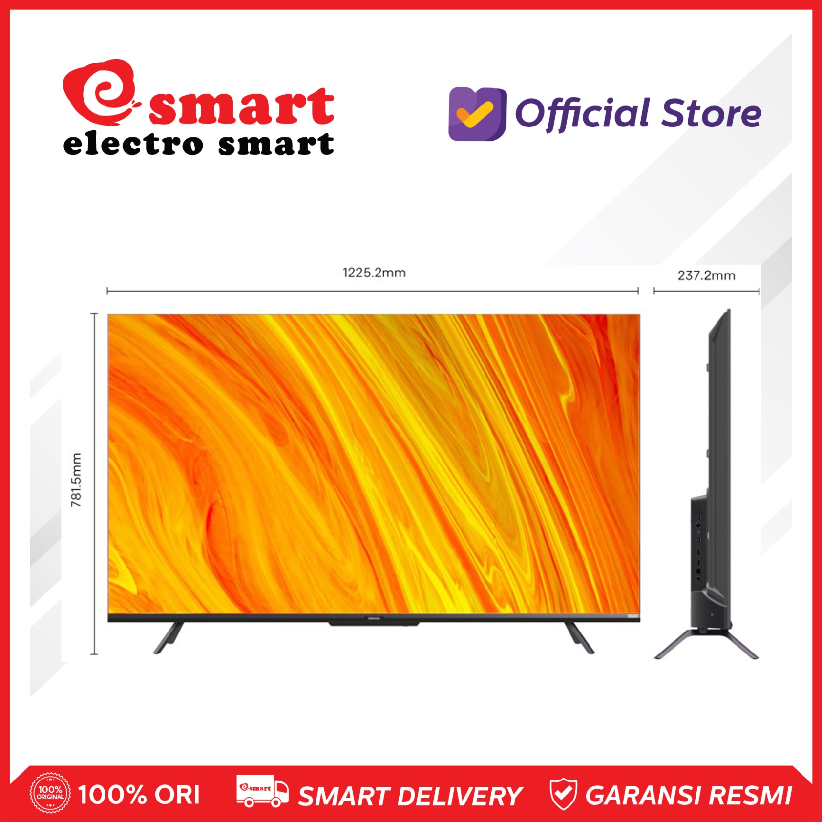 COOCAA LED  TV 55 inch 55Y72