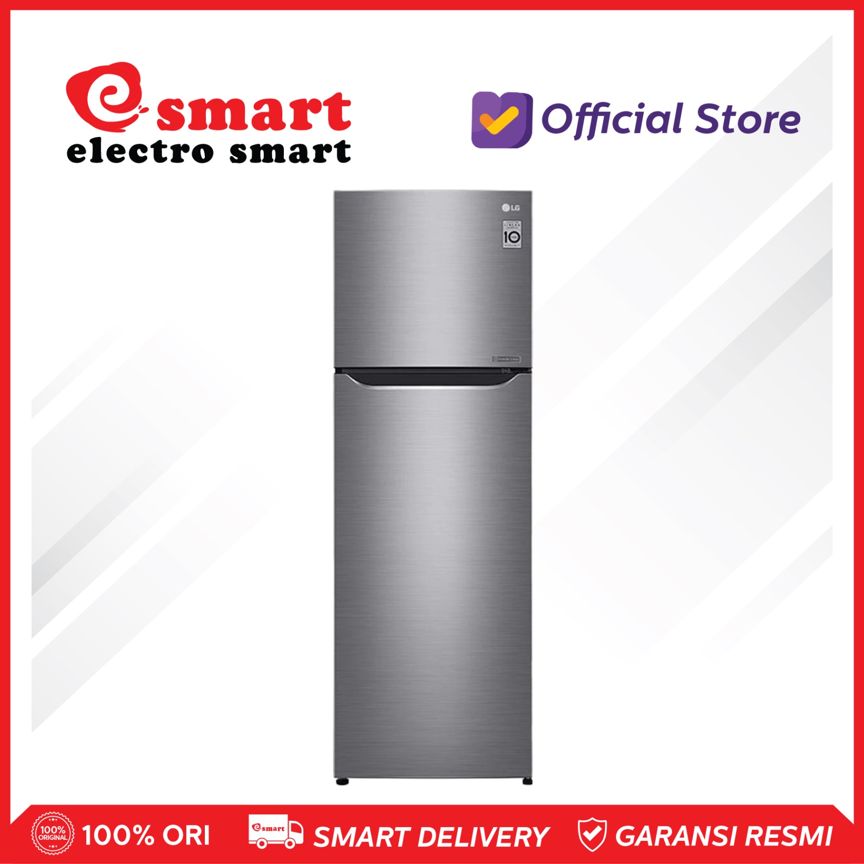 KULKAS LG GN-G272SLCB SMART INVERTER DOOR COOLING 2 PINTU