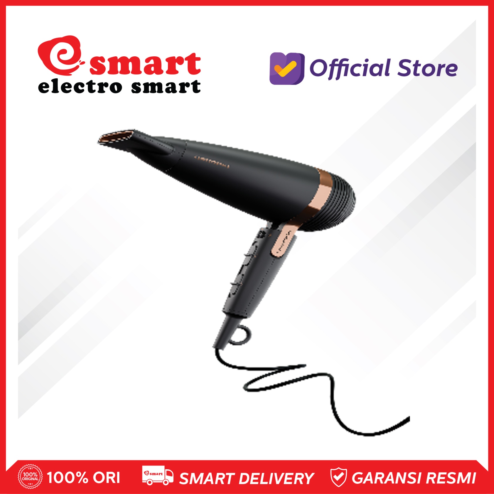 GRUNDIG - IONIC HAIR DRYER 2300 watt HD 8080