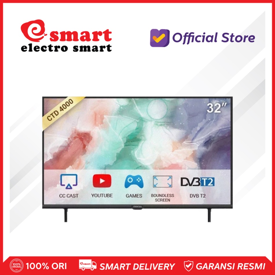 COOCAA - LED TV 32 INCHI SMART DIGITAL DOLBY HD TV 32CTD4000