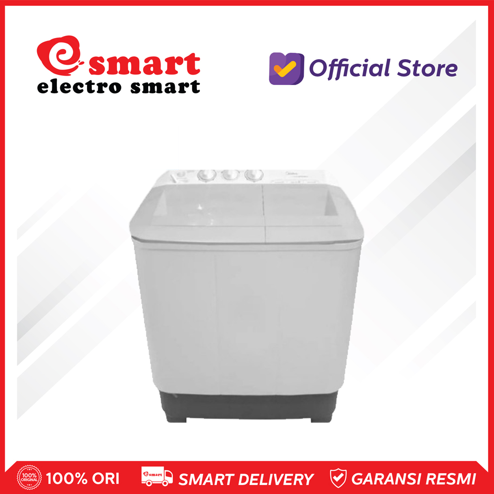 Midea Mesin Cuci 2 Tabung Kapasitas 7 Kg MTD89NTG