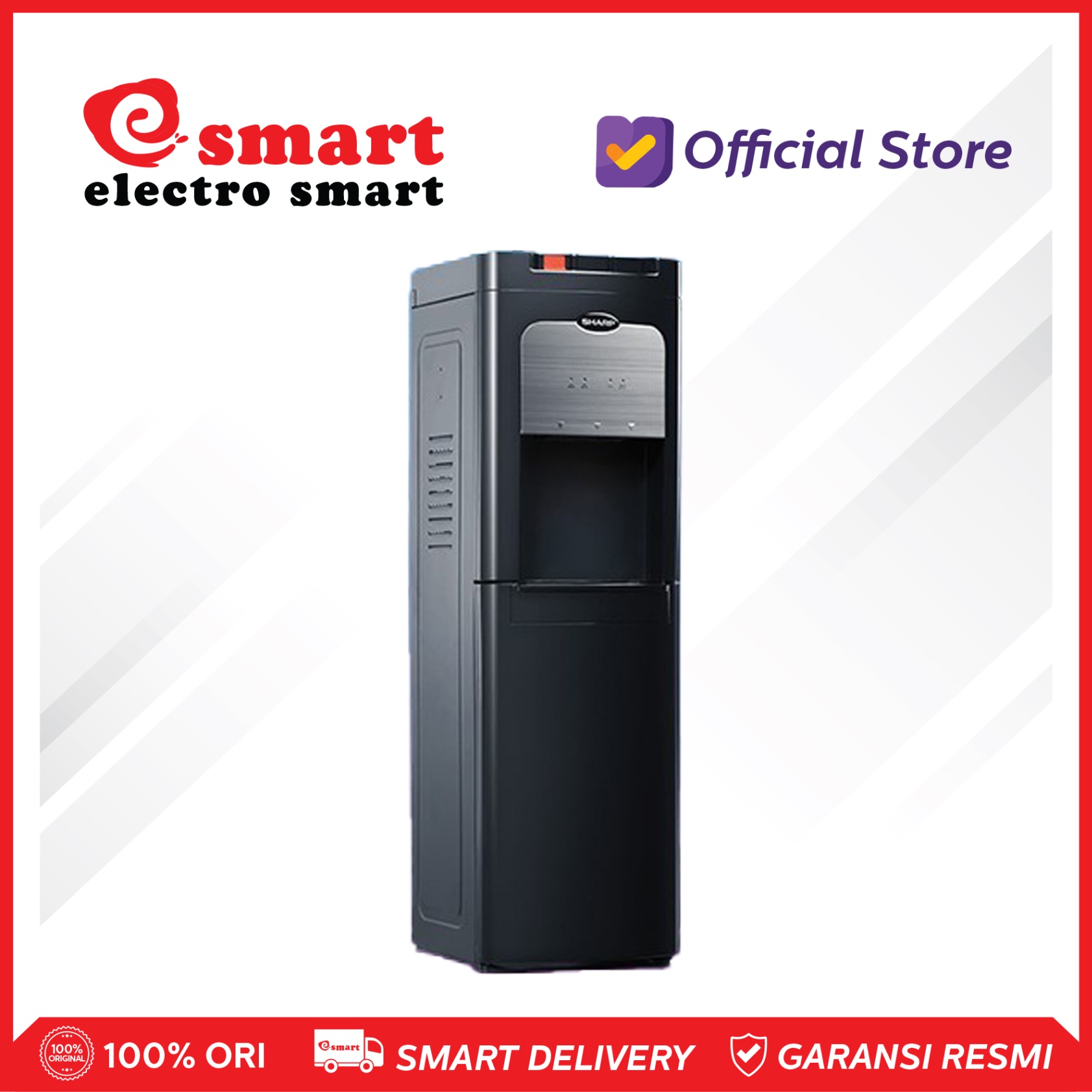 SHARP Water Dispenser SWD-72EHL-BK Bottom Loading