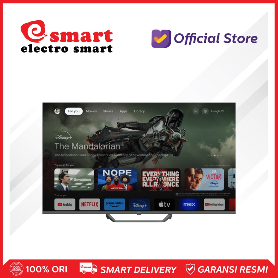 AQUA - GOOGLE TV 4K HDR 50 INCH AQT50S80EUX