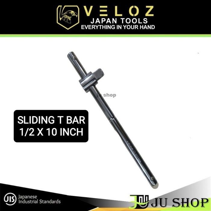 VELOZ SLIDING T BAR handle 1/2 X 10 INCH gagang sock geser sok socket