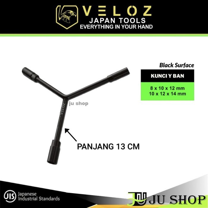 VELOZ kunci sok Y PANJANG (13CM) 8-10-12 / 10-12-14 sock Y LONG