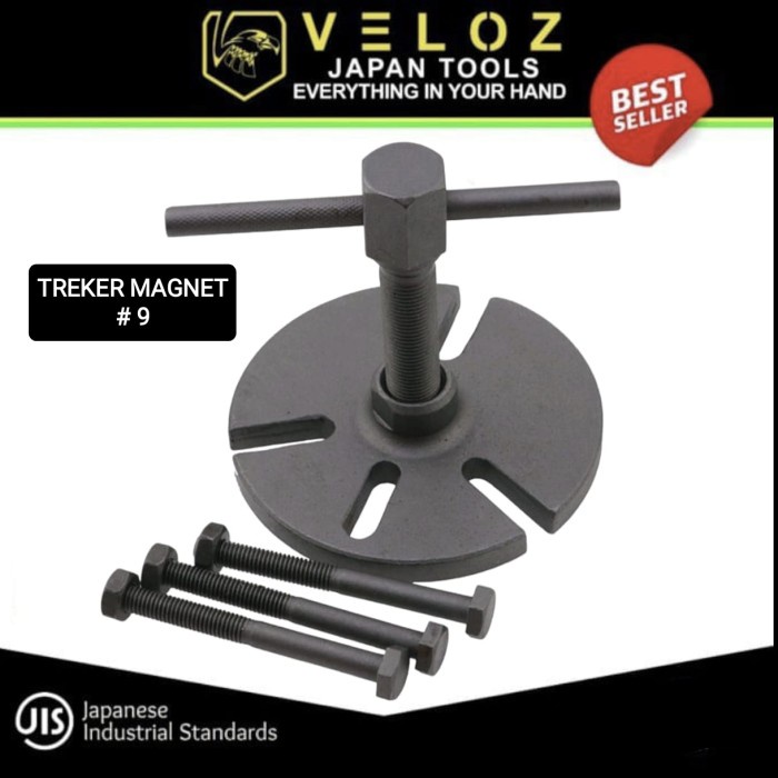 VELOZ treker magnet #9 YAMAHA Crypton Vega Scorpio Jupiter tracker no9