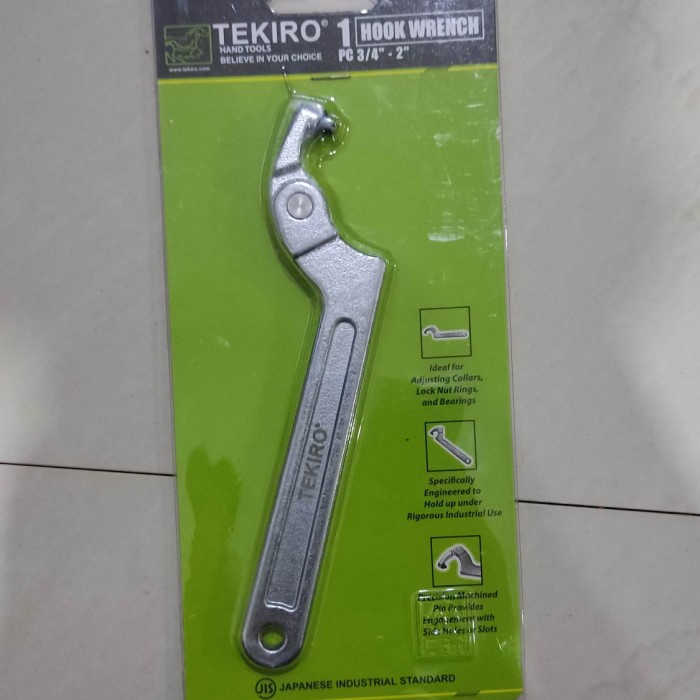 TEKIRO kunci komstir 3/4 - 2 inch kunci knalpot flexible hook wrench